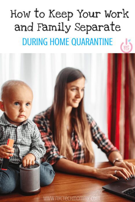 Keeping work and family separate will be challenging. Use these tips to avoid stress and stay positive. Here's how to keep your work and family separate during home quarantine... #stayhome #homequarantine #workathome #workingfromhome