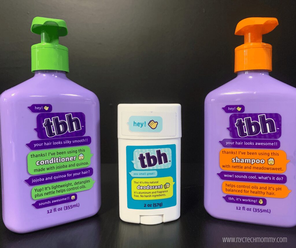 TBH personal care products for teens and tweens