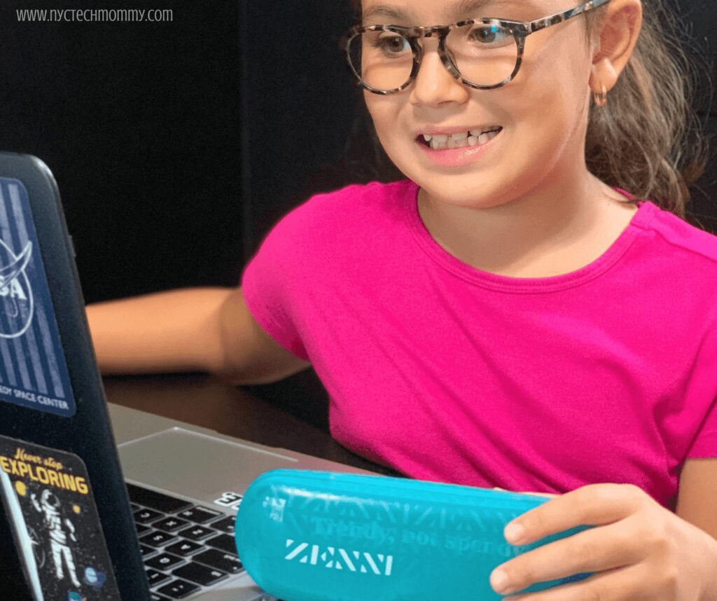 Reduce the effect of extra screen time with blue light glasses for kids from Zenni