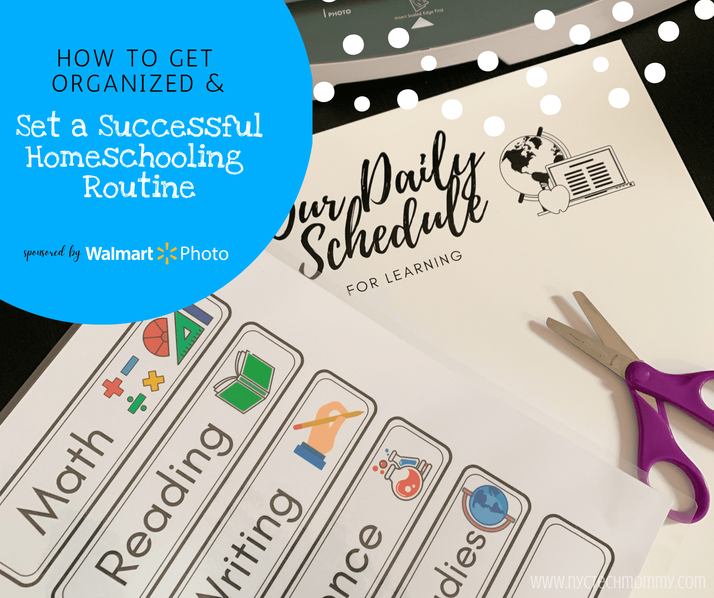 Daily routines can be great for everyone's mental and physical health, as well as a kid's concentration and learning. Here are great tips to help you set up successful home learning routines, classroom inspiration for teachers, and other educational ideas from an experienced educator. Included are free printables to help you get started -- set expectations, create a flow of the day schedule, build reading stamina, and more! | Sponsored content by @nyctechmommy for @wm_photo_center #WalmartPhoto