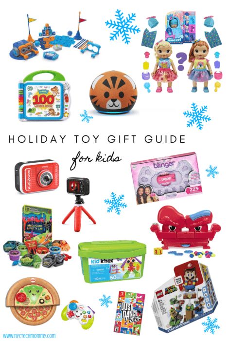 Holiday Toy Gift Guide for Kids -- Check out these STEM toys, tech toys, fun toys for language development, toys for creativity, and more!