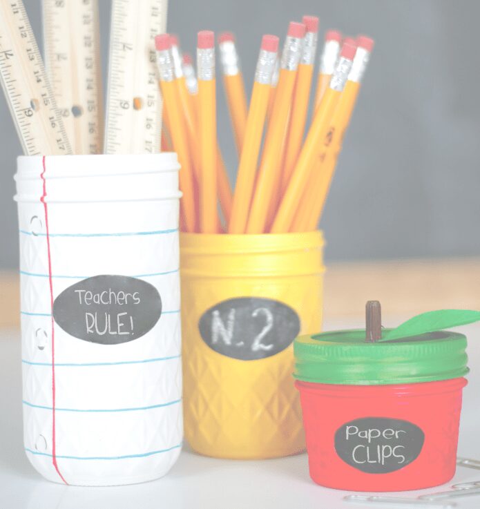 Back to School Teacher Mason Jar Gifts