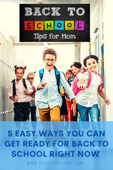 If you're wondering how to make the transition back to school an easier one, here are 5 easy tips to get ready for back to school right now!