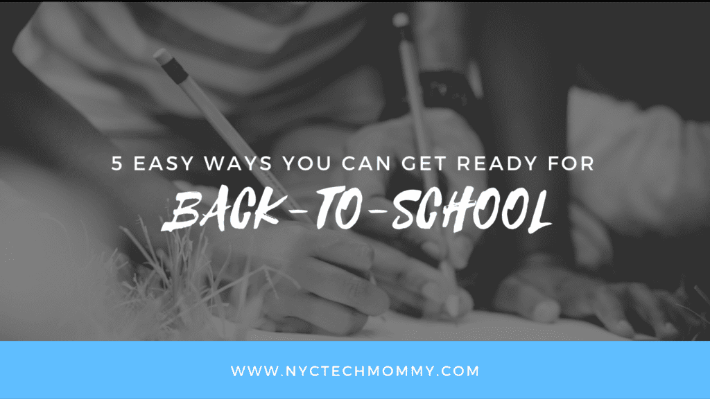 If you're wondering how to make the transition back to school an easier one, here are 5 easy tips to get ready for back to school right now!