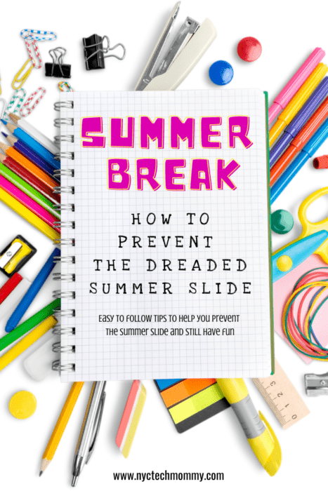 How to Prevent the Summer Slide  - easy summer actives to avoid the summer slide and still have fun this summer