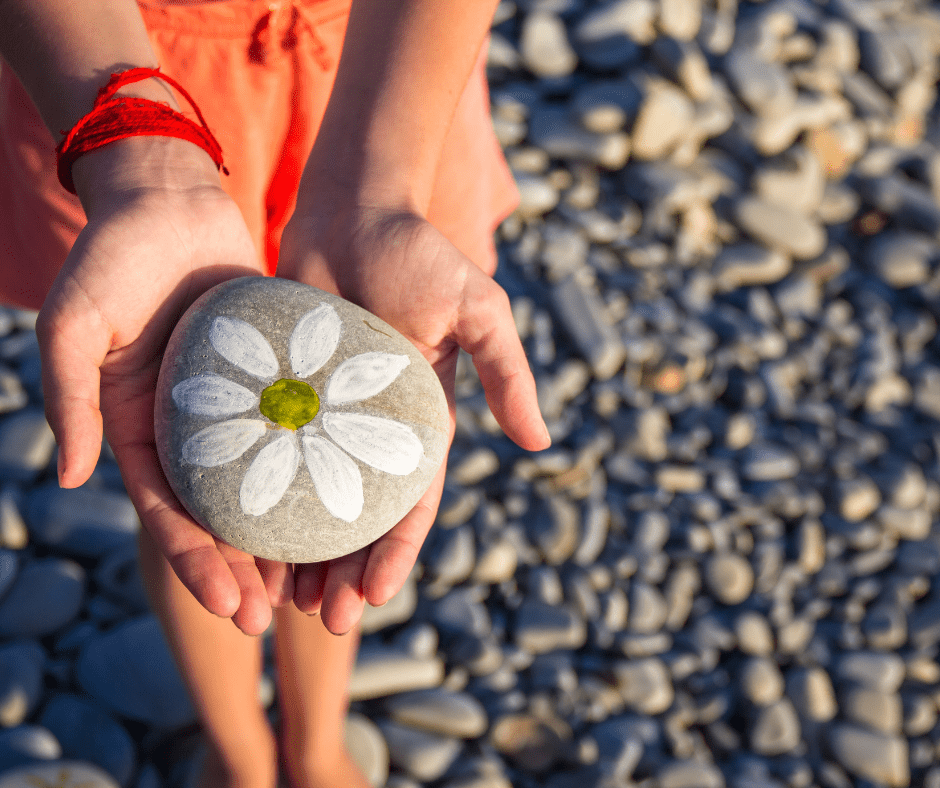 Fun Summer Backyard Ideas - Find and Paint Rocks