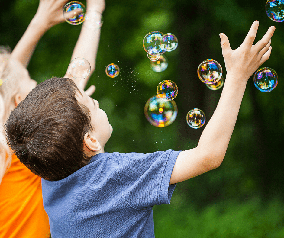 Summer Backyard Ideas - Best Soap Bubble Solution