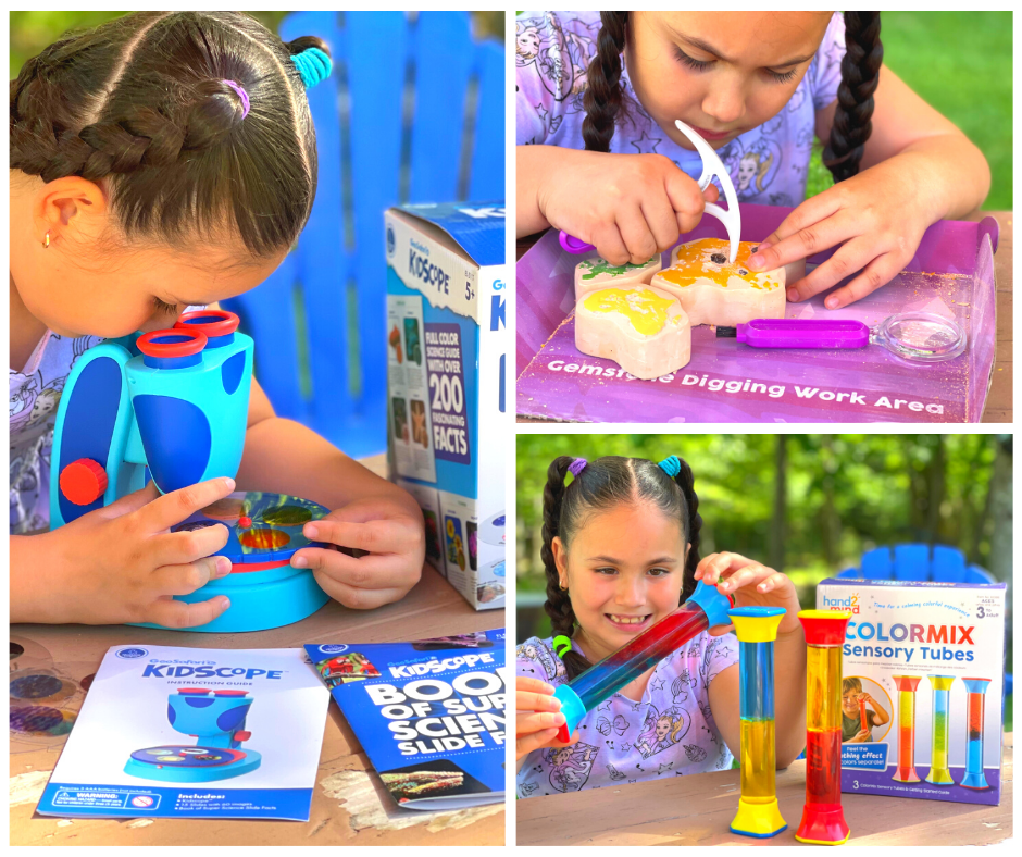 Summer Learning Toys for Kids - Back yard toys, STEAM toys, Sensory Toys