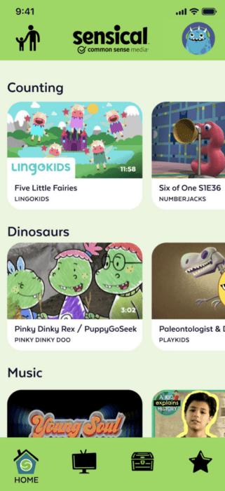 Common Sense Media - Sensical streaming service for kids