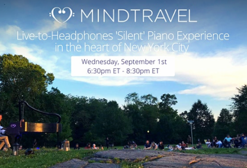 MindTravel - silent piano experience in Central Park