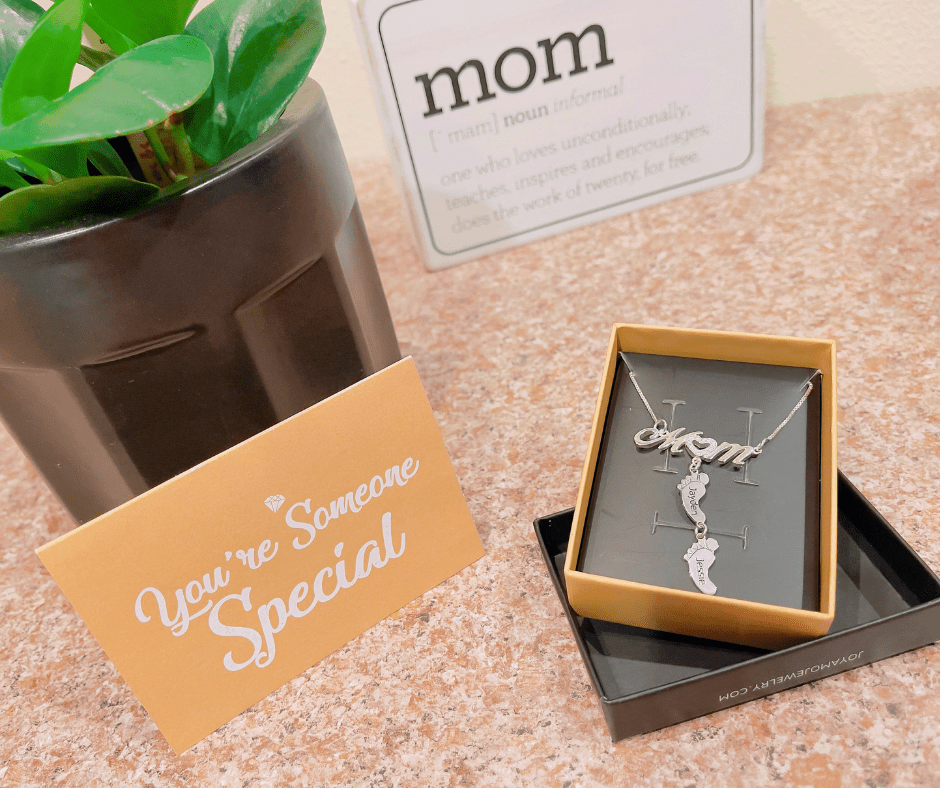 Personalized gifts for mom from JoyAmo Jewelry