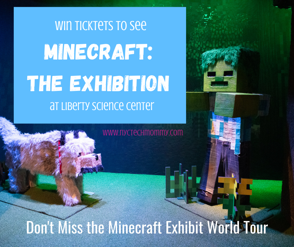 Minecraft Exhibit at Liberty Science Center - Minecraft Exhibit World Tour