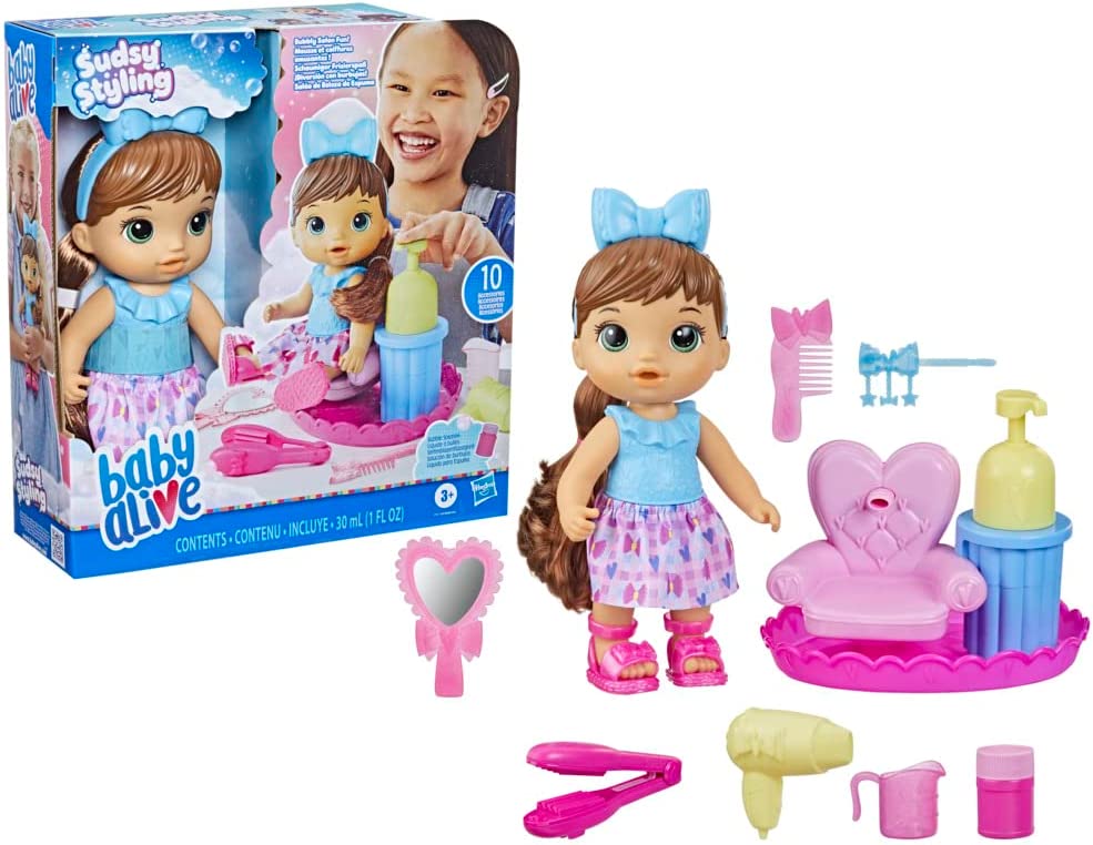 Baby Alive Sudsy Styling Doll - Best Dolls for Kids