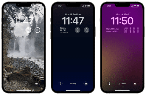 iOS 16 Lock Screen with Widgets 