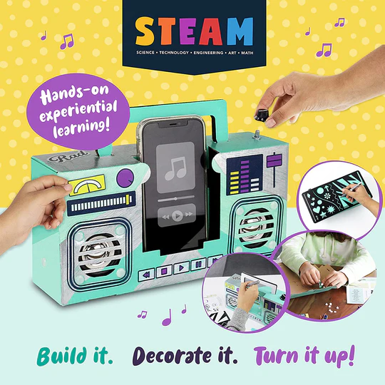 DIY Boombox STEAM Kit - Best STEM Toys for Kids