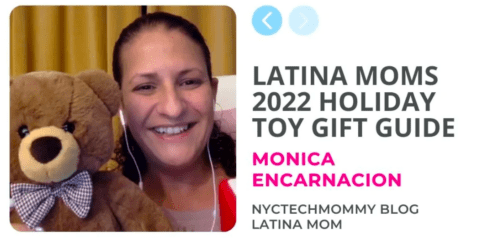 Latina Moms 2022 Holiday Gift Guide - Tune into to The Latina Mom Legacy Podcast with Jenny Perez and special guest Monica Encarnacion of the NYCTechMommy Family Lifestyle, Tech & Travel Blog