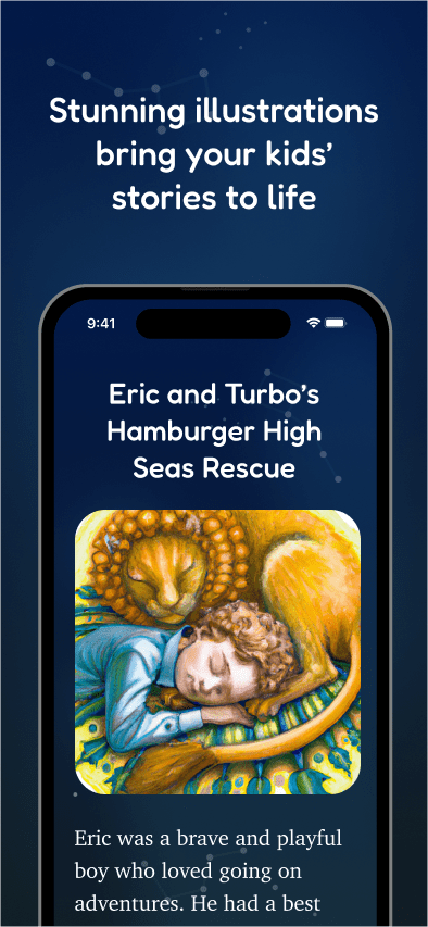 Generative AI for Kids - SmartDreams bedtime storytime app for kids