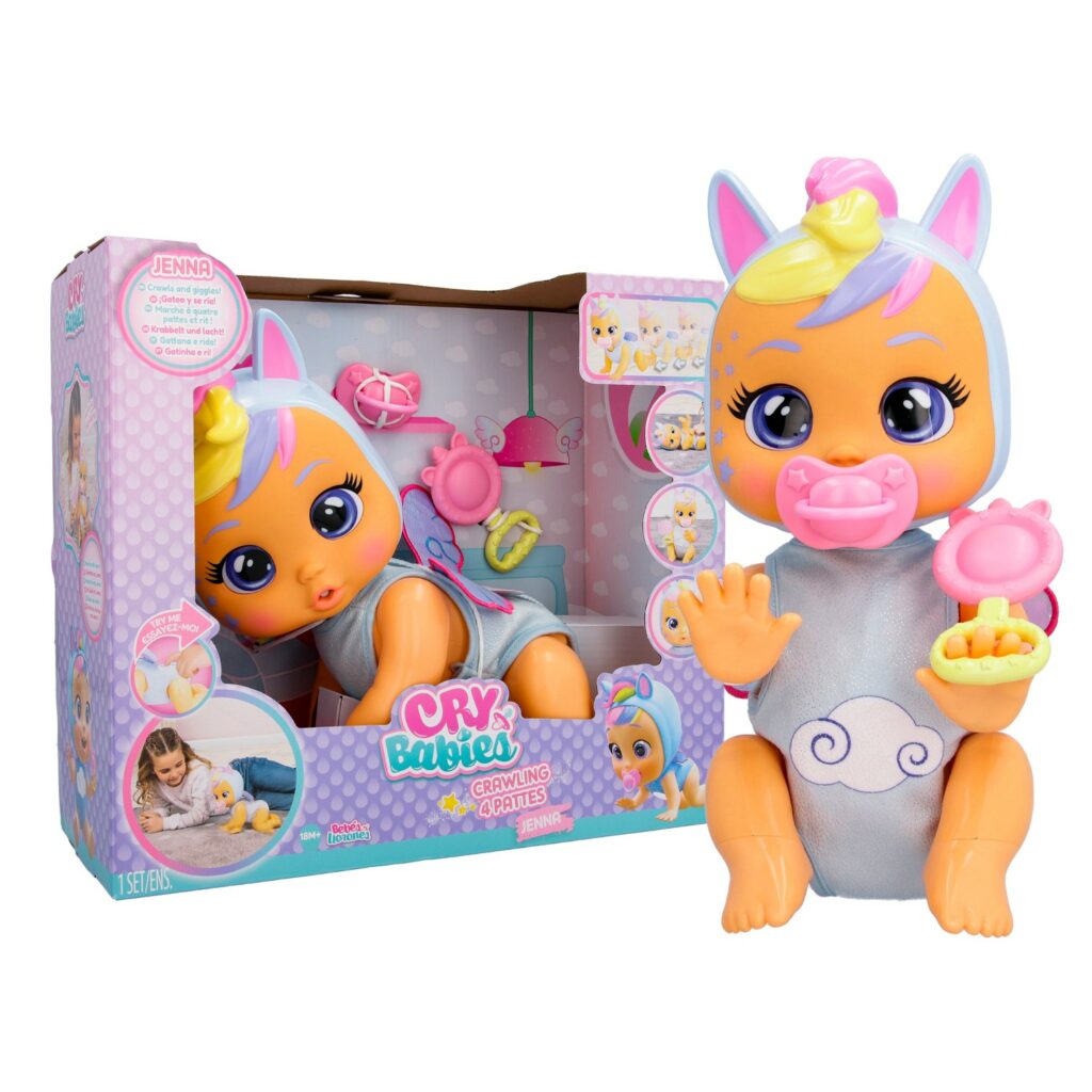 Best Toys 2023 - Cry Babies Crawling Jenna - Best Dolls for Little Kids