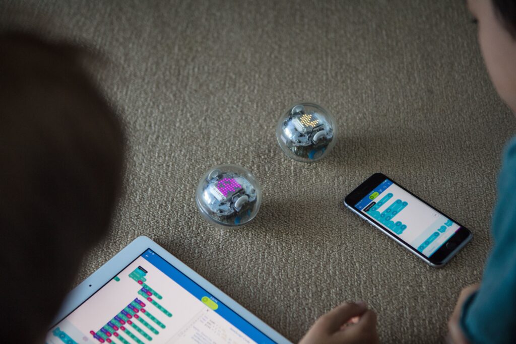 Coding with Sphero BOLT is easy and fun for kids of all ages!