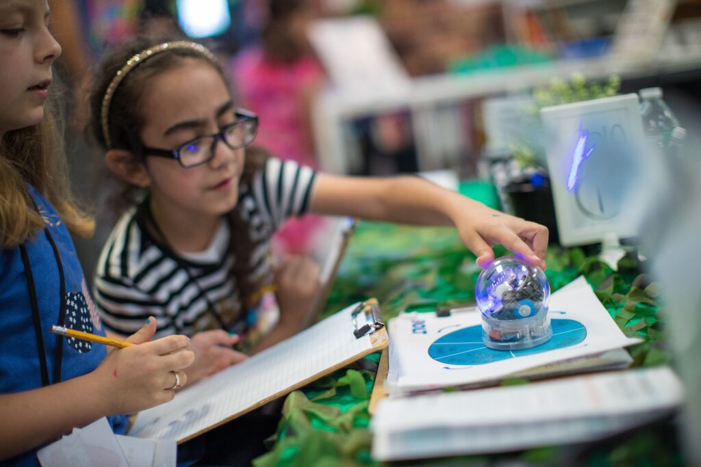 Classroom coding with Sphero BOLT coding robots