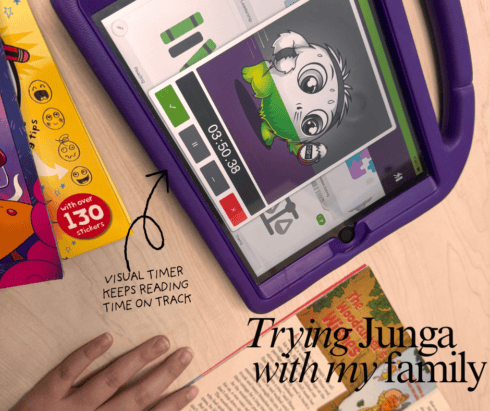 Junga reading timer for kids
